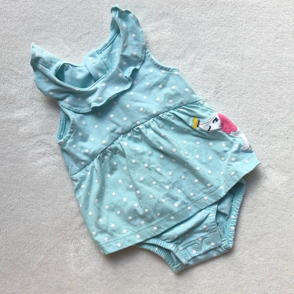 Carter’s Baby Girl Polka Dot Sunsuit 6 Months